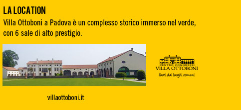 Villa Ottoboni a Padova � un complesso storico immerso nel verde, con 6 sale di alto prestigio.